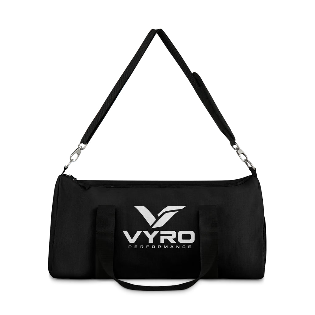 Vyro Performance Duffel Bag — Black Gym & Travel Carryall