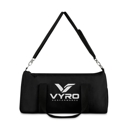 Vyro Performance Duffel Bag — Black Gym & Travel Carryall