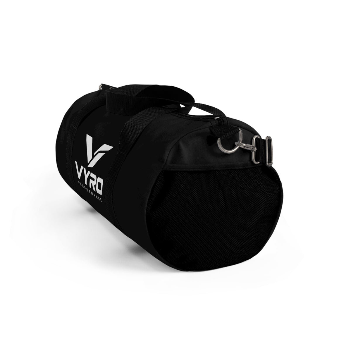 Vyro Performance Duffel Bag — Black Gym & Travel Carryall