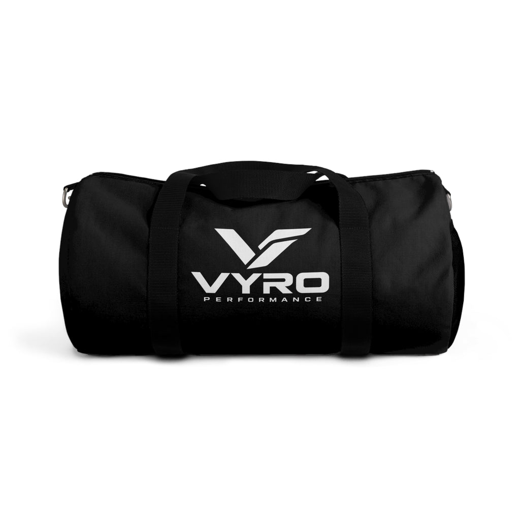Vyro Performance Duffel Bag — Black Gym & Travel Carryall